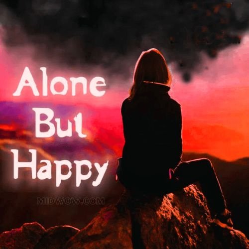 alone but happy dp (5)