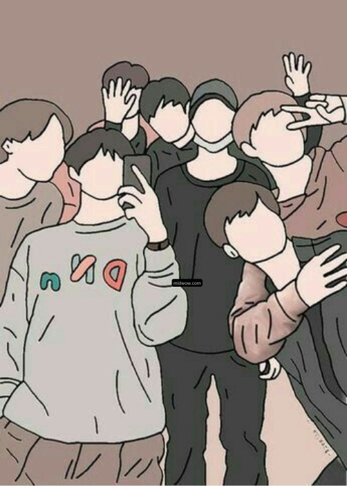 bts cartoon picture (2)