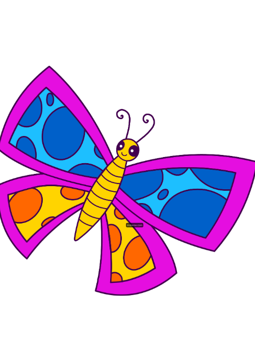 butterfly cartoon drawing images (6)