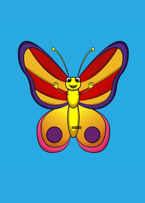 butterfly png cartoon (5)
