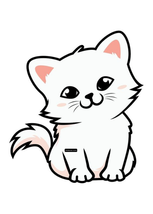 cartoon cat drawing (5)