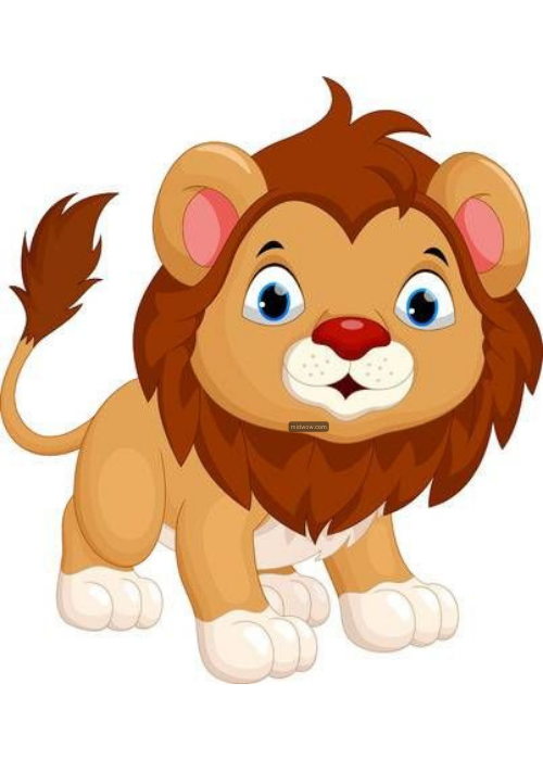 cartoon lion face image (5)