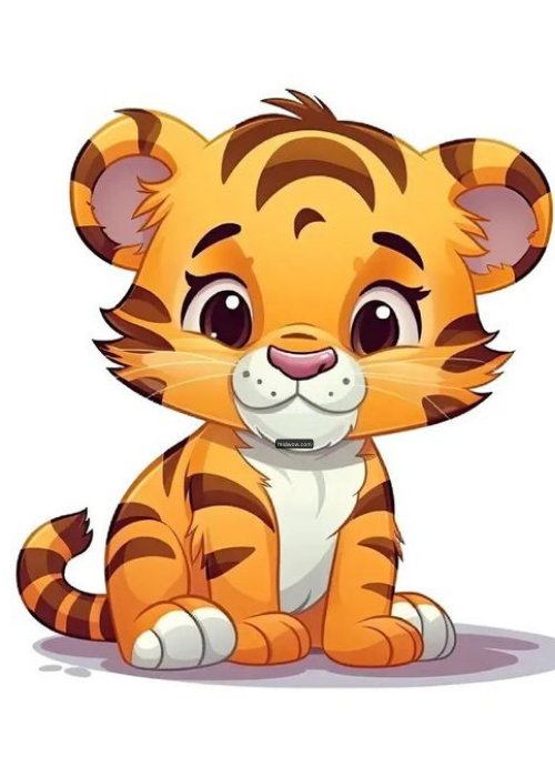 cartoon tiger face images (3)