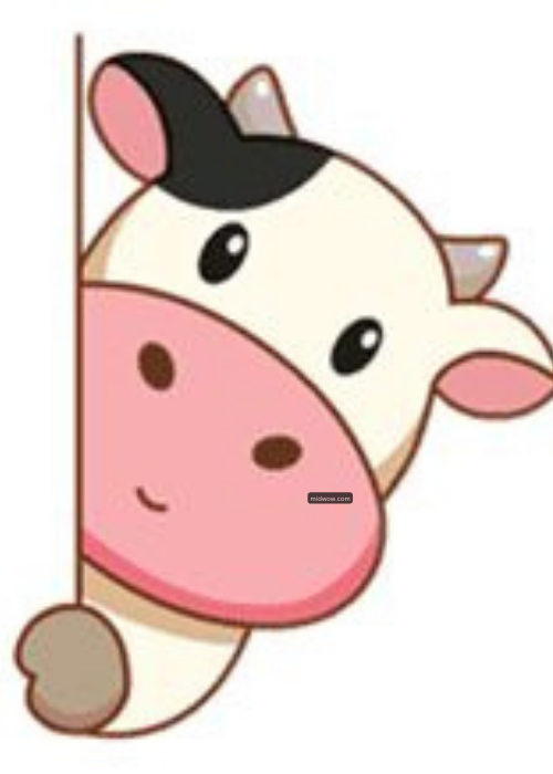 cow cartoon png (2)