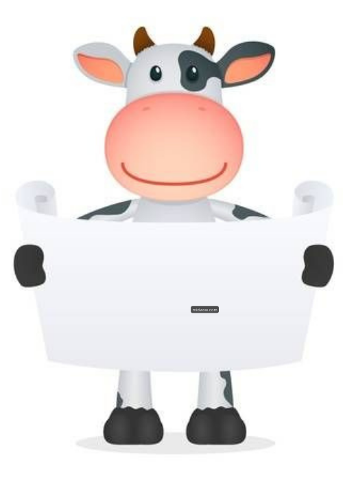 cow cartoon png (5)