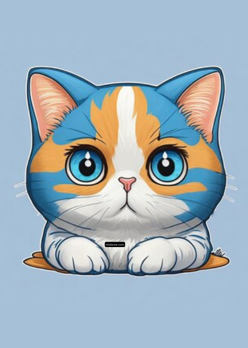 cute cat cartoon wallpaper (5)