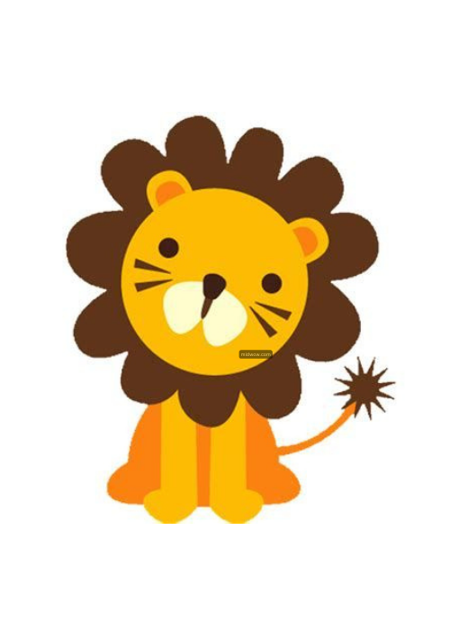 lion cartoon images drawing (2)