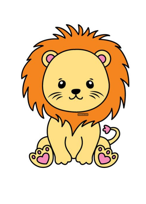 lion cartoon images drawing (5)