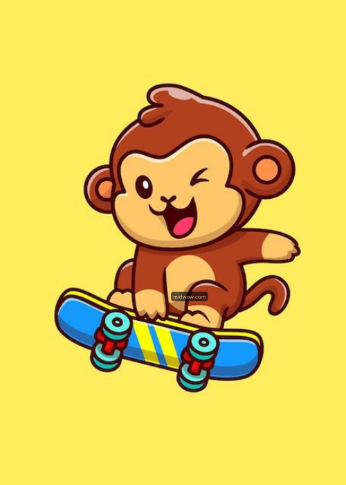 monkey png cartoon (2)