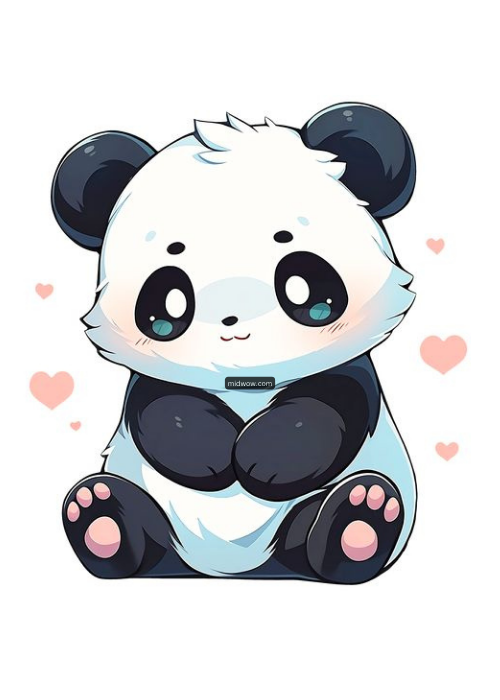 panda cartoon drawing (3)